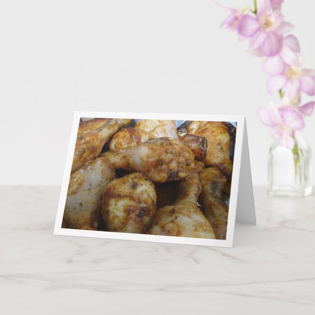 Cartão Galinha Barbeque Transada (Orquídea)