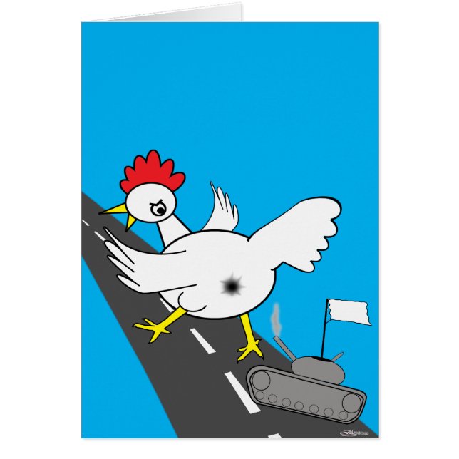 Cartão Galinha Gigante! (Frente)