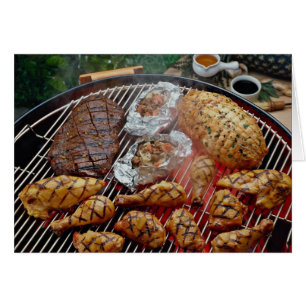Cartão Galinha grelhada deliciosa