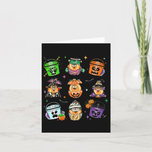 Cartão Galinha Nuggets Pumpkin Halloween 90s Vintage 2