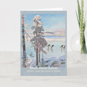 Cartão Gallen-Kallela Kalela Scaters Luistelijat CC0813
