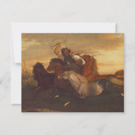 Cartão Galopagem (Cowboy em Horseback) (Cavalos)