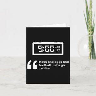 Cartão Galos E Ovos E Futebol