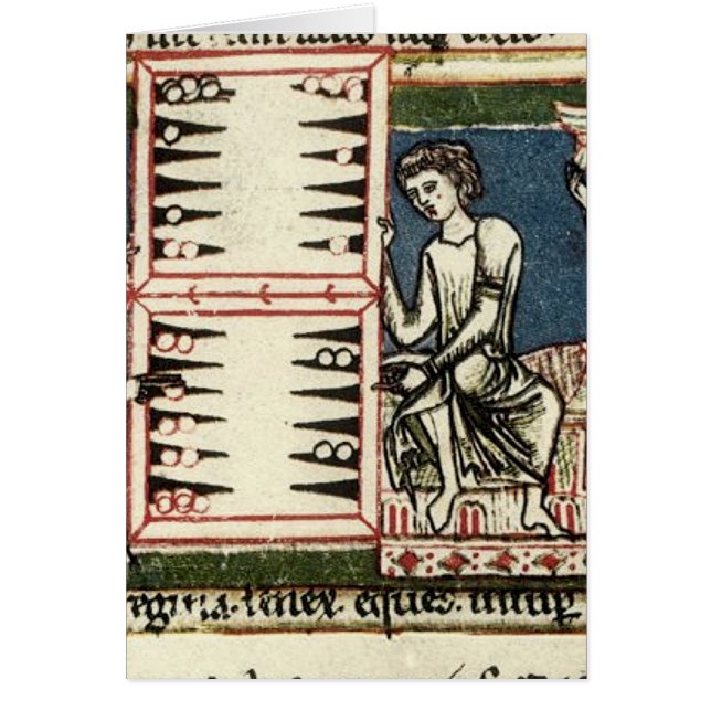 Cartão Gamão (Frente)