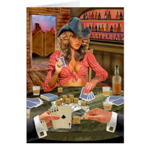 CARTÃO GAMBLIN' COWGIRL