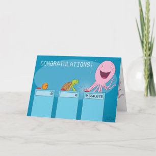Cartão Game Show Congratulations
