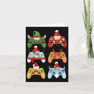 Cartão Gamer Boys De Natal Para O Controlador De Jogos Xm
