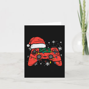 Cartão Gamer Controller Xmas Boys Jovens Meninos Me Joven