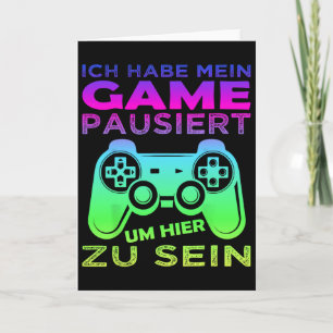 Cartão Gamer Gamer Gamer Jogos Console Pc - Eu Tenho Meu