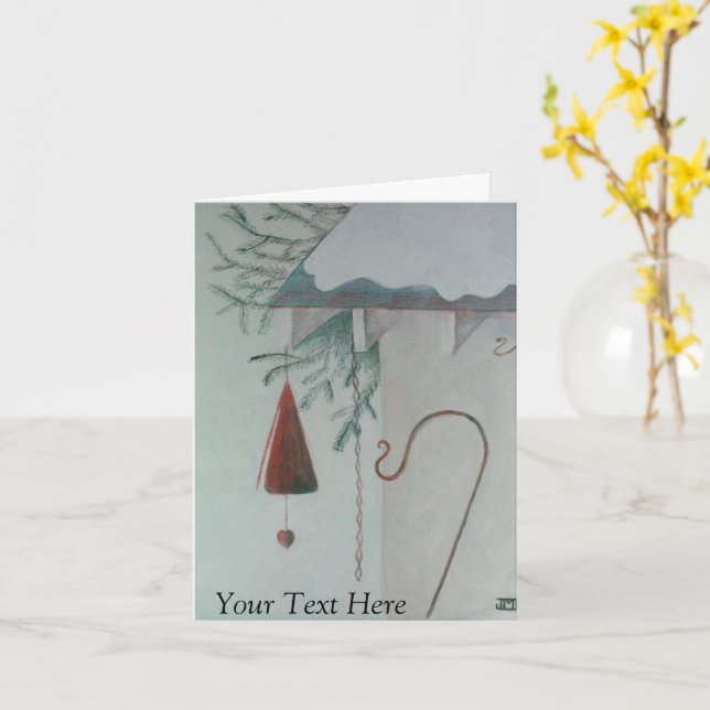 Cartão Gancho e Chime (Flor Amarela)