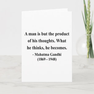 Cartão Gandhi Quote 8a