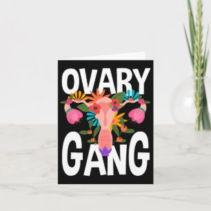 Cartão Gang Uterus Feminismo Ovário
