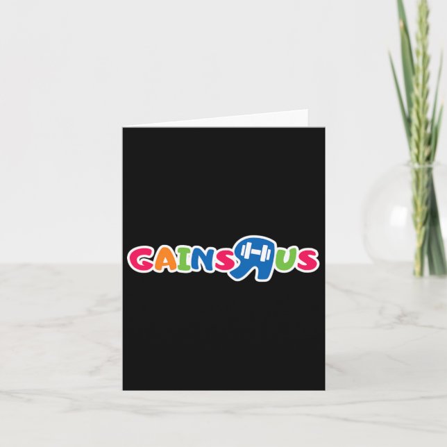 Cartão Ganhos R Us (Frente)