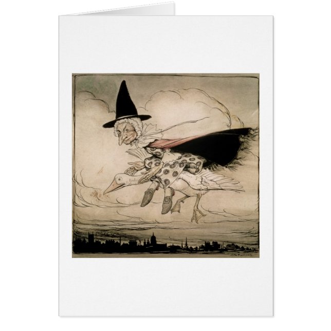 Cartão Ganso de mãe, frontispiece 'do ganso de mãe o Ol (Frente)