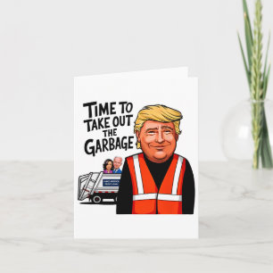 Cartão Garbyge Para Trump 2024 É Um Momento Engraçado Par
