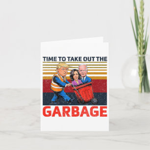 Cartão Garbyge Para Trump 2024 É Um Momento Engraçado Par