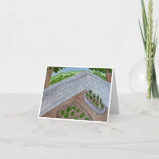 Cartão Garden Corner Greeting Card