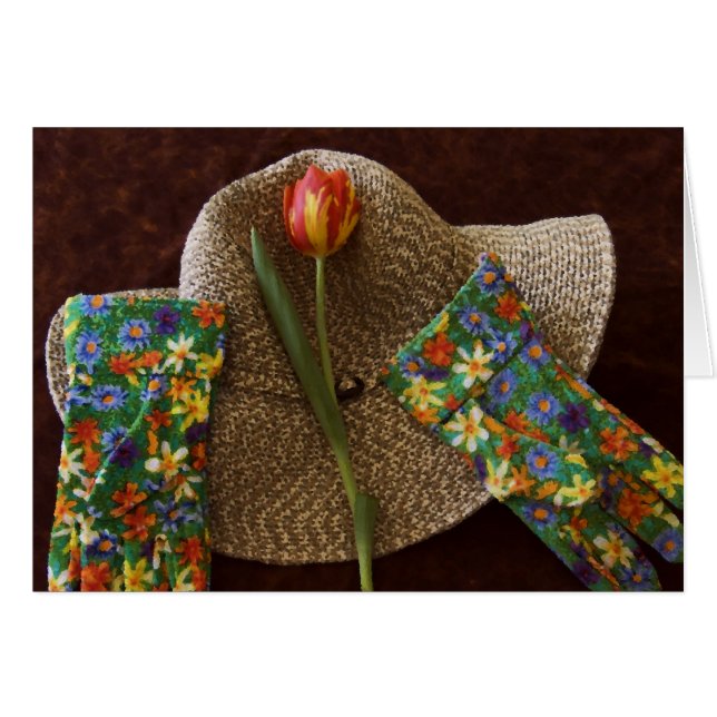 Cartão Garden Happy (Frente Horizontal)