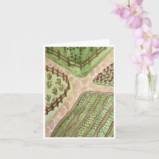 Cartão Garden Paths Greeting Card (Orquídea)