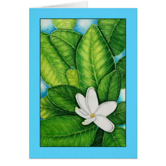Cartão Gardenia de Tahitian