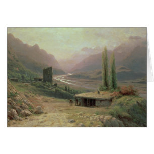 Cartão Garganta caucasiano, 1893