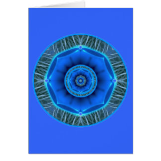 Cartão Garganta Chakra da felicidade de uma comunicação