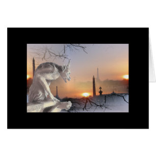 Cartão Gargoyle de Notre-Dame!