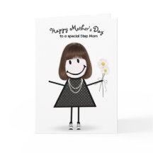 Garota de Palito no Dia das Mães para a Madrasta