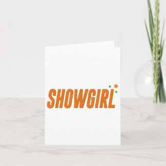 Cartão Garota de Show Nova Era Vibes Estética Gráfica Rou