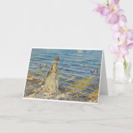 Cartão Garota Pesca, Sargent 1913