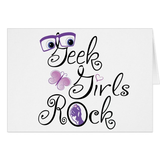 Cartão Garotas Geek São Incríveis (Frente Horizontal)