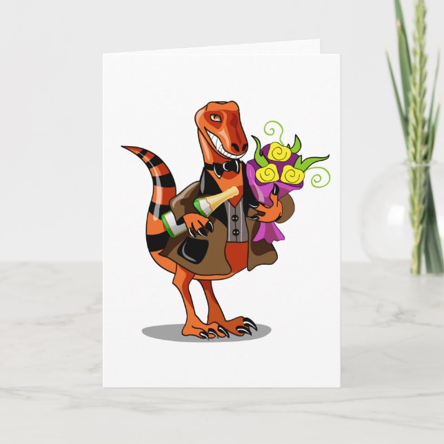 Cartão Garrafa raptor De Vinho Espumante E Flores (Frente)
