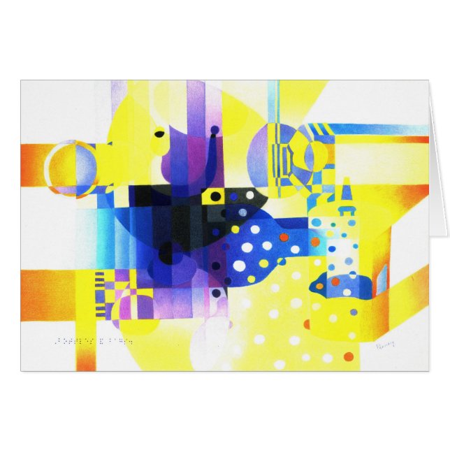 Cartão Garrafas & bolsas (Frente Horizontal)