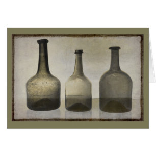 Cartão Garrafas Russas Ainda Arte Da Vida