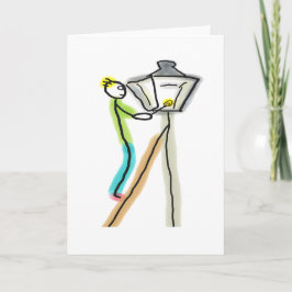 Cartão Gaslighting Stickman