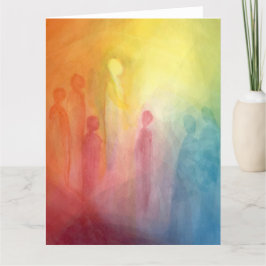 Cartão Gathering in the light