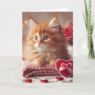 Cartão Gatinho de Valentino Ruivo