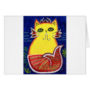 Cartão Gatinho do peixe-gato