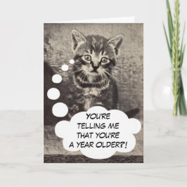 Cartão Gatinho Gatinho Gatinho Feliz Aniversário Gatinho