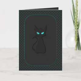 Cartão Gatinho Purrfect Halloween