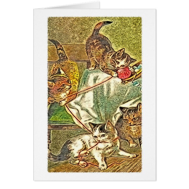 Cartão Gatinhos (Frente)