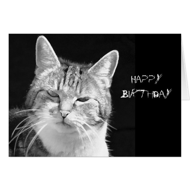 Cartão gato (Frente Horizontal)