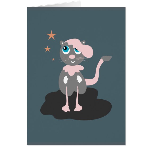 Cartão Gato Andando (Frente)