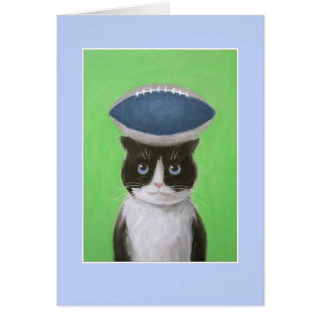 Cartão Gato com Ball (Frente)