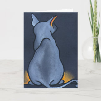 Cartão Gato de Blue'z por Robyn Feeley