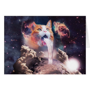 Cartão Gato de cachoeira