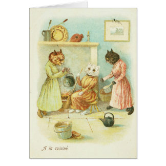 Cartão Gato de Cinderella