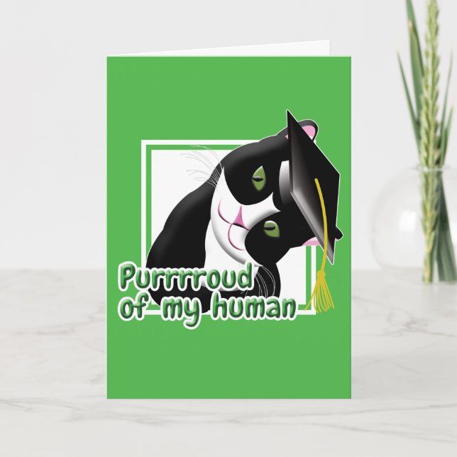 Cartão Gato de Graduação (Frente)