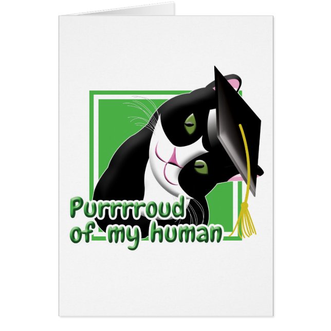 Cartão Gato de Graduação (Frente)