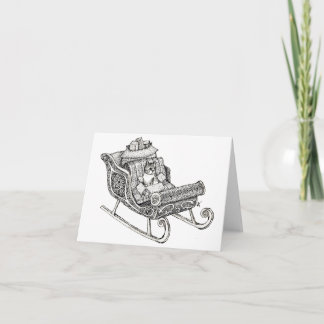 Cartão Gato de Natal